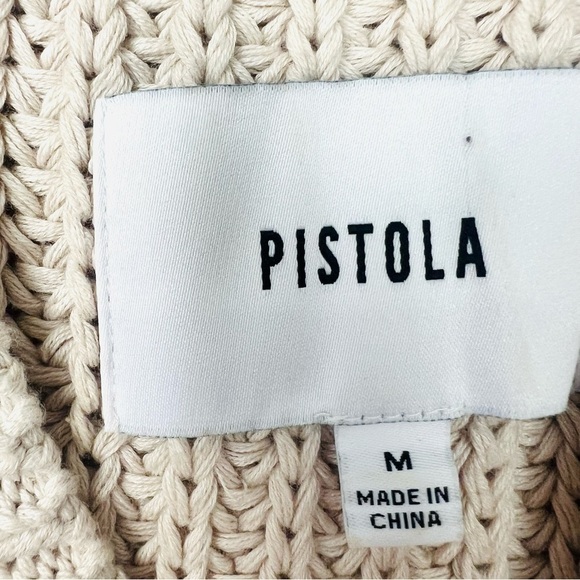 PISTOLA Kiran V-Neck Pullover Vest sweater size M - Picture 7 of 8